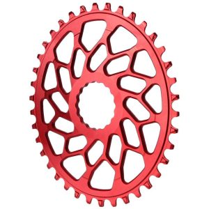 Absolute Black Oval Easton Gravel Direct Mount Chainring Rood 38t