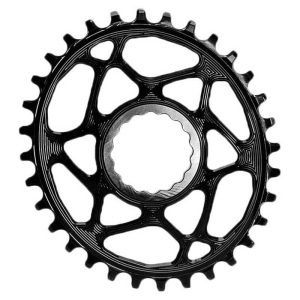 Absolute Black Oval Race Face Direct Mount 6 Mm Offset Chainring Zwart 36t