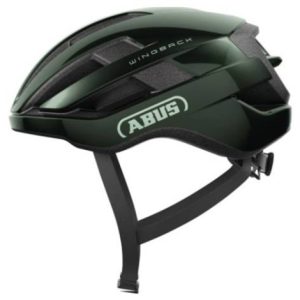 Abus WingBack Road Bike Helmet - Moss Green / Small / 51cm / 55cm