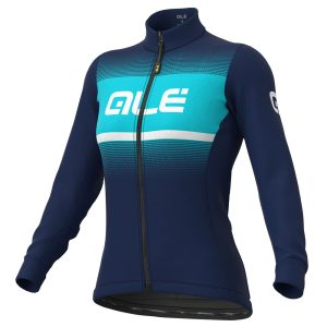Ale Solid Blend Long Sleeve Jersey Blauw XS Vrouw