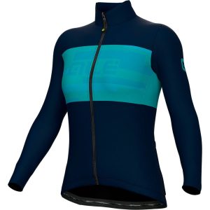 Ale Solid Borealis Long Sleeve Jersey Blauw S Vrouw