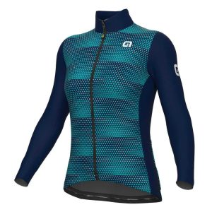 Ale Solid Sharp Long Sleeve Jersey Blauw XS Vrouw
