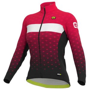 Ale Stars Long Sleeve Jersey Rood S Vrouw