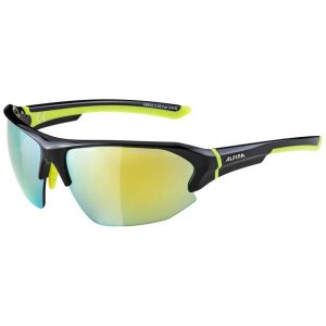 Alpina Lyron Hr Mirror Sunglasses Geel,Zwart Yellow Mirror/CAT3