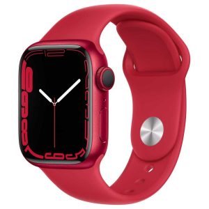 Apple Series 7 Red Gps 41 Mm Watch Rood