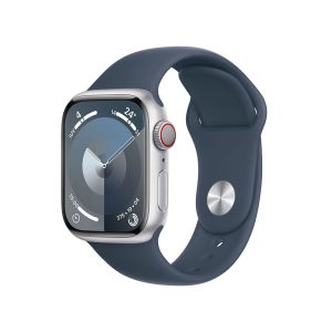 Apple Series 9 Gps+cellular 41 Mm Watch Blauw M-L