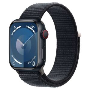Apple Series 9 Gps+cellular Sport Loop 41 Mm Watch Zwart