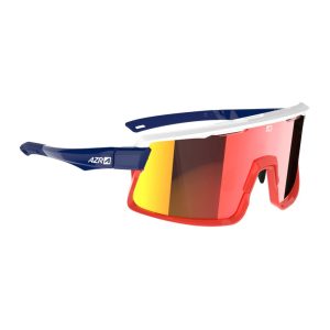 Azr Pro Road Rx Sunglasses Transparant Red Mirror/CAT3
