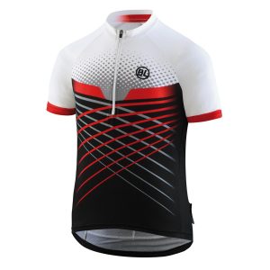 Bicycle Line Shiro Short Sleeve Jersey Wit,Zwart 116 cm Jongen