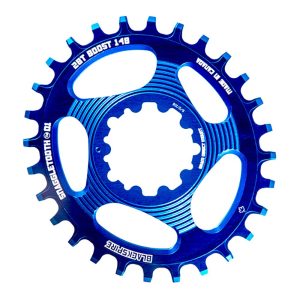Blackspire Snaggletooth Oval Chainring Blauw 34t