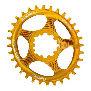 Blackspire Snaggletooth Oval Chainring Geel 34t