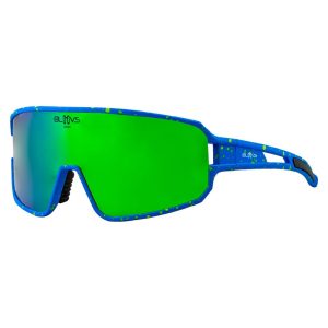 Bloovs Kona Sunglasses Blauw Green Mirror/CAT3
