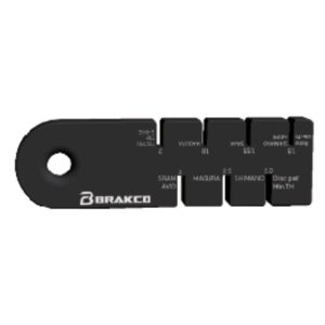 Brakco Brake Pad/disc Wear Gauge Tool Zilver