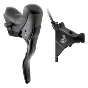 Campagnolo Chorus Hydraulic Ep 160 Mm Left Brake Lever With Shifter Zwart 12s