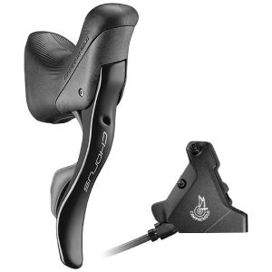 Campagnolo Ergopower Db Dx Chorus Brake Lever With Shifter + Rear Piston 160 Mm Zilver 12s