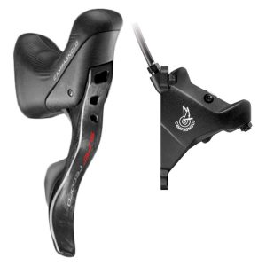 Campagnolo Super Record Hydraulic Ep 160 Mm Left Brake Lever With Shifter Zwart 2s