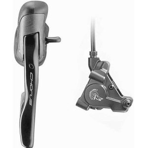 Campagnolo Super Record Hydraulic Eps 140 Mm Left Brake Lever With Shifter Grijs 2s