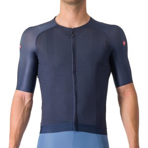 Castelli Aero Race 7.0 Short Sleeve Jersey (Belgian Blue) (S) - A4524005424-2