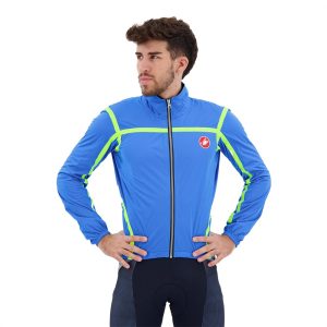Castelli Pave Jacket Blauw M Man