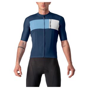 Castelli Prologo 7 Short Sleeve Jersey Blauw XS Man