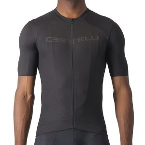 Castelli Prologo Lite Short Sleeve Jersey (Light Black) (S)