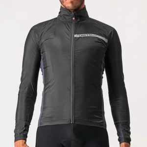 Castelli Squadra Stretch Cycling Jacket - Light Black / Dark Grey / Medium