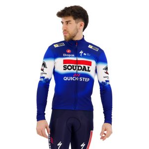 Castelli Thermal Soudal Quick-step 2024 Long Sleeve Jersey Blauw S Man