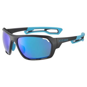 Cebe Upshift Mirror Sunglasses Zwart Grey Zone Blue Flash Mirror/CAT3