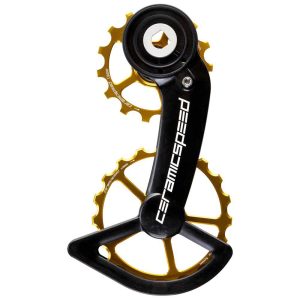 Ceramicspeed Ospw 12s Red/force Axs Derailleur Cage With Carbon Pulleys Zwart