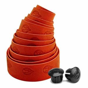 Cinelli Wave Handlebar Tape With End Plugs Oranje