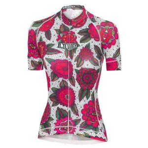 Cycology Cyco Floral Short Sleeve Jersey Roze XS Vrouw