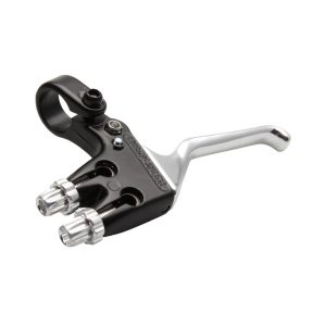 Elvedes Dual Brake Lever With Parking Stop Zilver
