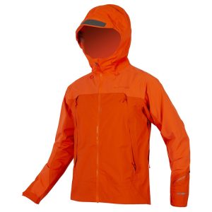 Endura Mt500 Ii Hoodie Rain Jacket Oranje XS Man