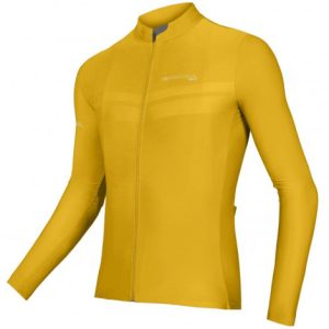 Endura Pro SL II Long Sleeve Cycling Jersey - Mustard / Small