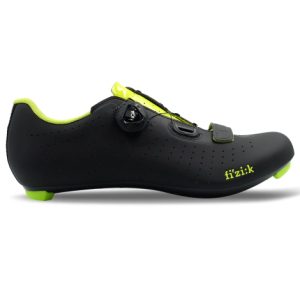 Fizik R5 Tempo Overcurve Road Shoes - Black / Yellow Fluro / EU40.5