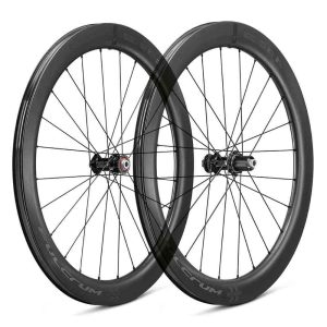 Fulcrum Wind 57 Db 2wf C23 Disc Tubeless Road Wheel Set Zilver 12 x 100 / 12 x 142 mm / Campagnolo