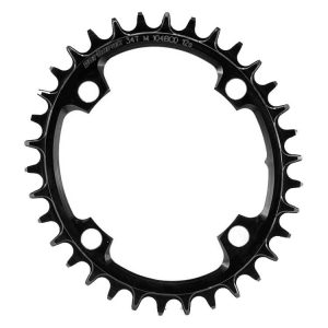 Garbaruk 104 Bcd Oval Chainring Zilver 34t