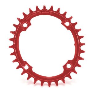 Garbaruk 104 Bcd Oval Chainring Zilver 36t