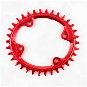 Garbaruk Shimano Symmetrical 96 Bcd Oval Chainring Rood 34t