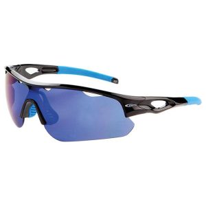 Ges Buzz Mirror Sunglasses Blauw,Zwart Mirror Smoke Revo/CAT3 + Clear/CAT0 + Orange/CAT0