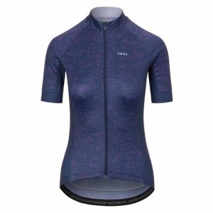 Giro Chrono Sport Short Sleeve Jersey Blauw L Vrouw