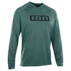 Ion Logo Long Sleeve Enduro Jersey Groen XL Man