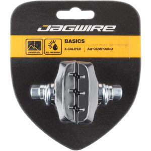 Jagwire Basics X-Age Molded Caliper Brake Pads (Black) (1 Pair) (Threaded Post) - JS920U