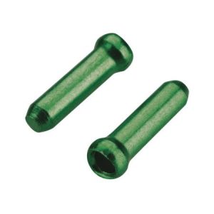 Jagwire Tips Workshop Cable Tips-brake Or Shift-cash Green 500pcs Groen