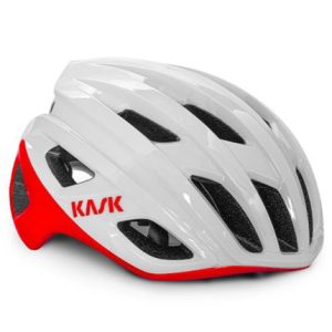 Kask Mojito 3 Road Cycling Helmet - White / Red / Medium / 52cm / 58cm