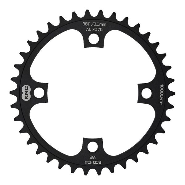 Kmc 1.9mm 11/128'' Nw 104 Bcd Chainring Zilver 38t
