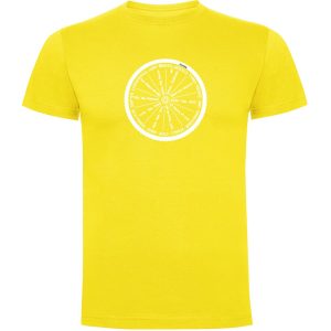 Kruskis Wheel Short Sleeve T-shirt Geel 2XL Man