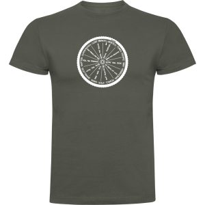 Kruskis Wheel Short Sleeve T-shirt Grijs 2XL Man