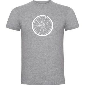 Kruskis Wheel Short Sleeve T-shirt Grijs 3XL Man