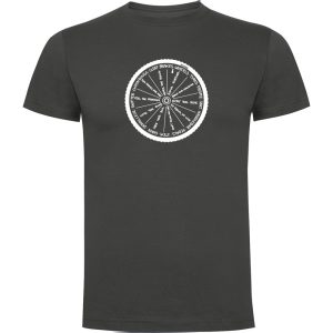 Kruskis Wheel Short Sleeve T-shirt Grijs M Man